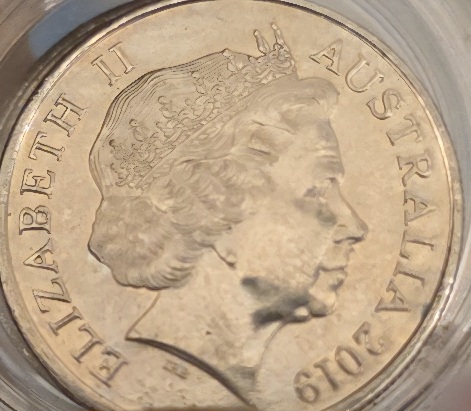 2019-Australian-5-Cent-Hairy-Die-Chip/-Cud