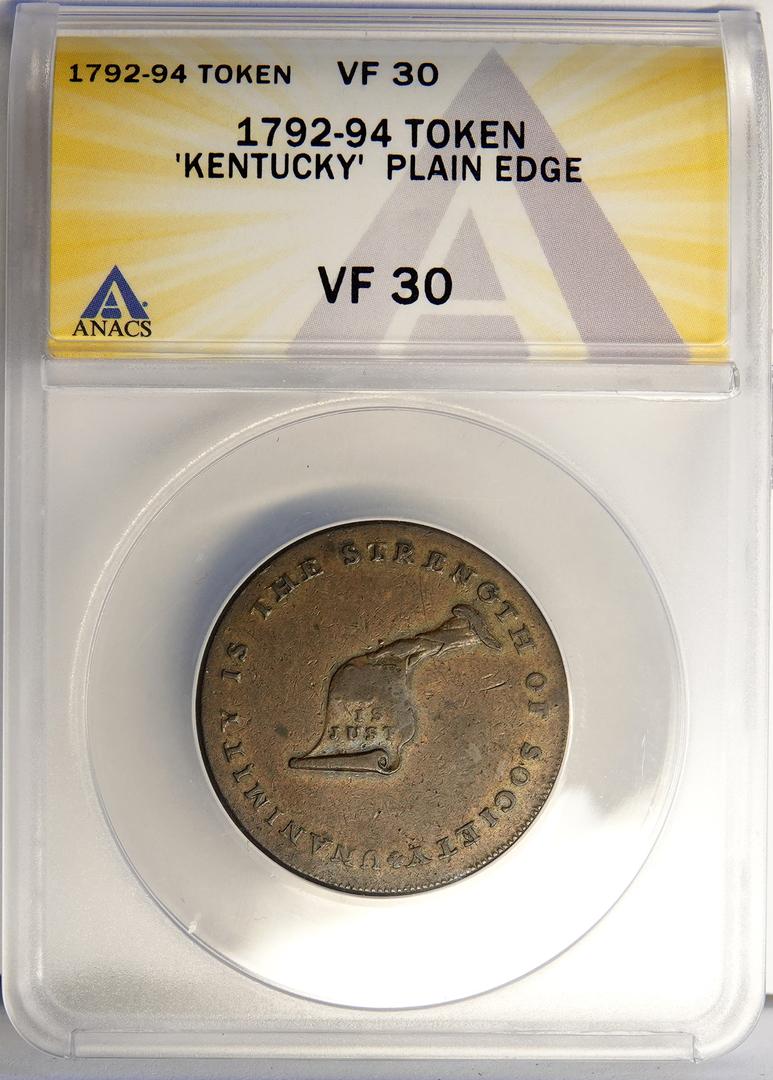1792-1794-Kentucky-Token---Tough-Coin