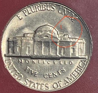 1967-Jefferson-Nickel-New-Discovered-Bird's-Nest/Vent-Stack?