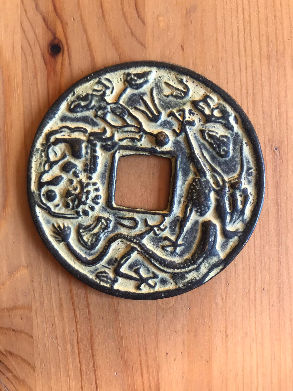 Seeking-Identification-And-Value-For-An-Ancient-Chinese-Copper-Coin-(Id:-Modern-Fantasy-Token)