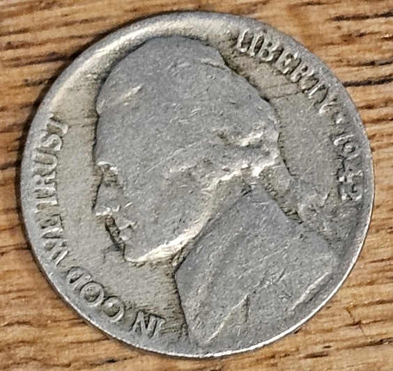 1942-Nickel-Non-Silver-Low-Weight?
