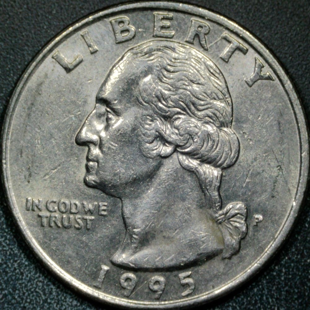 1995-P-Quarter:-Spikehead-With-Reverse-Cracks-And-A-Chip