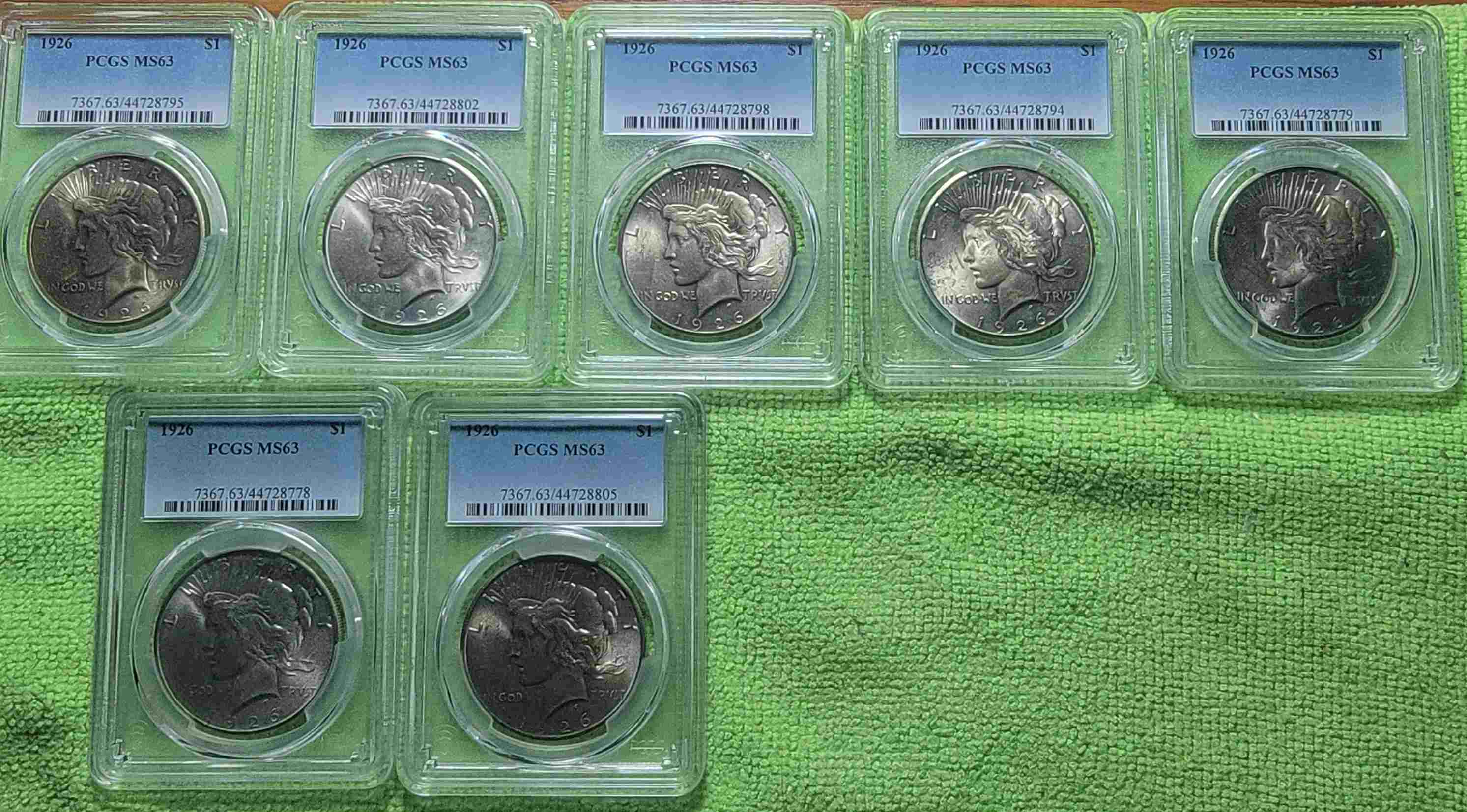 1926-Peace-Dollars-PCGS-Coins