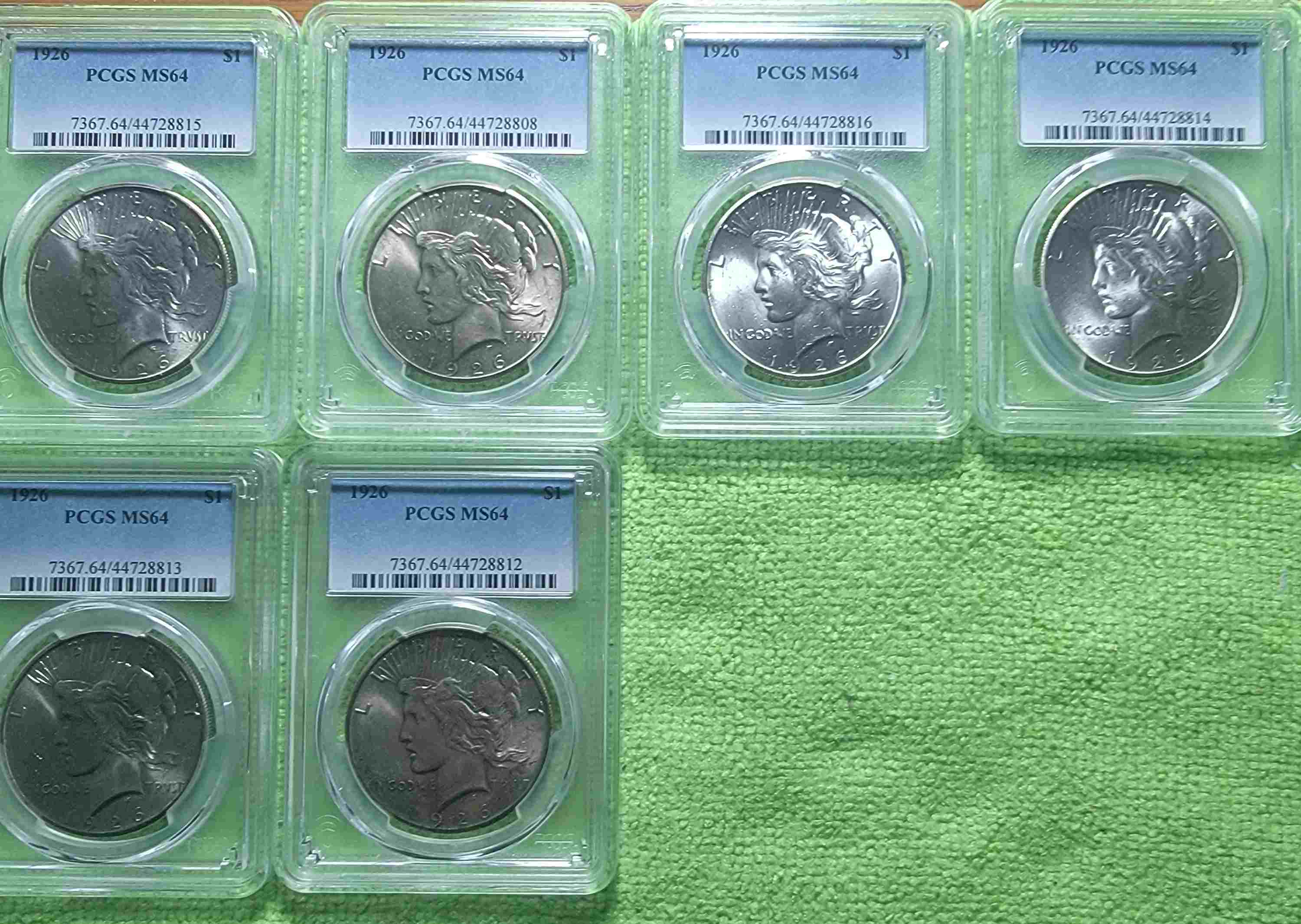 1926-Peace-Dollars-PCGS-Coins