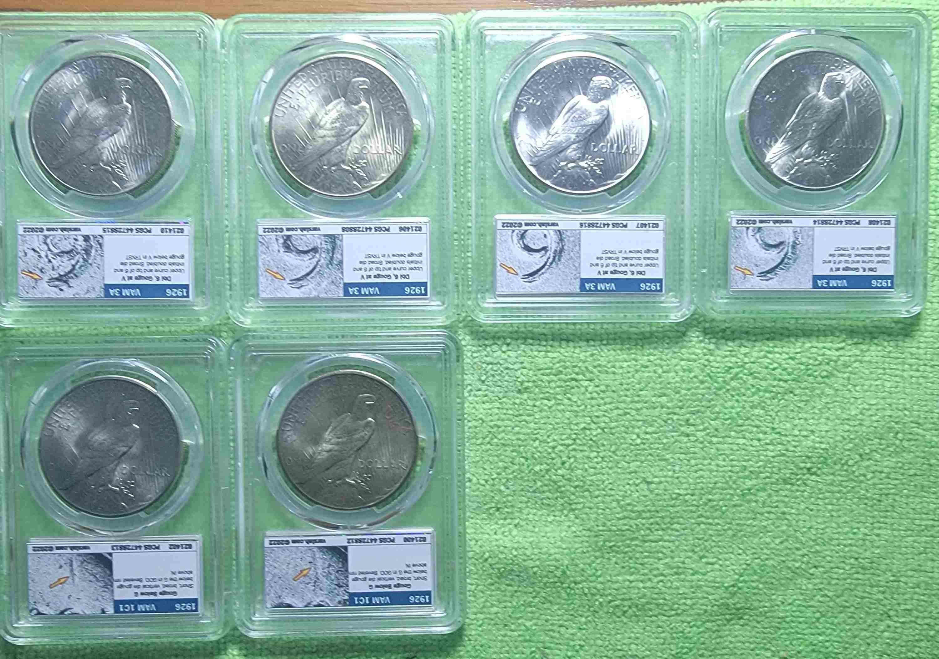 1926-Peace-Dollars-PCGS-Coins