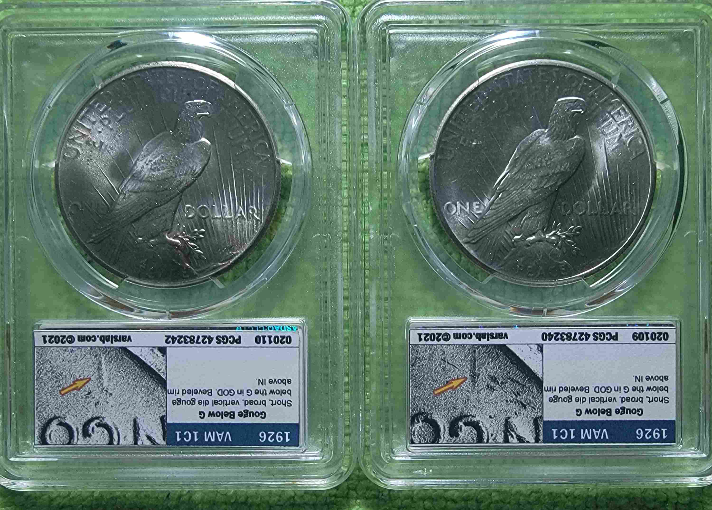 1926-Peace-Dollars-PCGS-Coins
