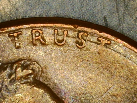 1984-Penny-Marking-Behind-Letters-On-Reverse-