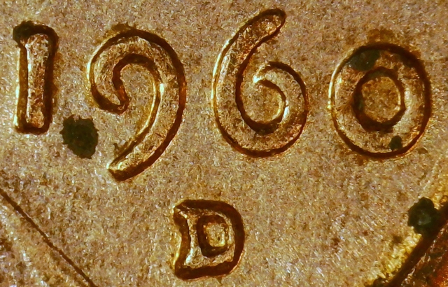 1960-D-LMC-Penny-/-RPM-With-Rotated-Die-Clash
