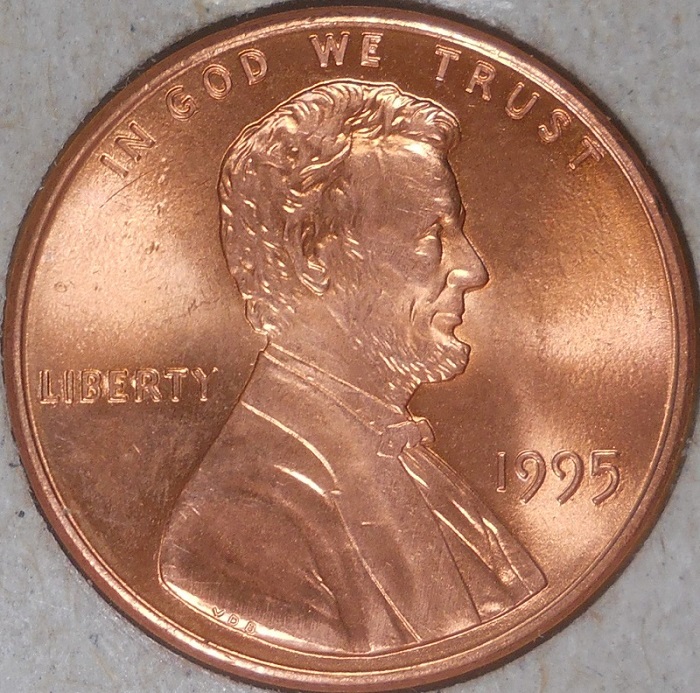 Found-A-Nice-1995-Lincoln-Memorial-Cent-Trail-Die-Today,-1995-P-1-Der-022t.