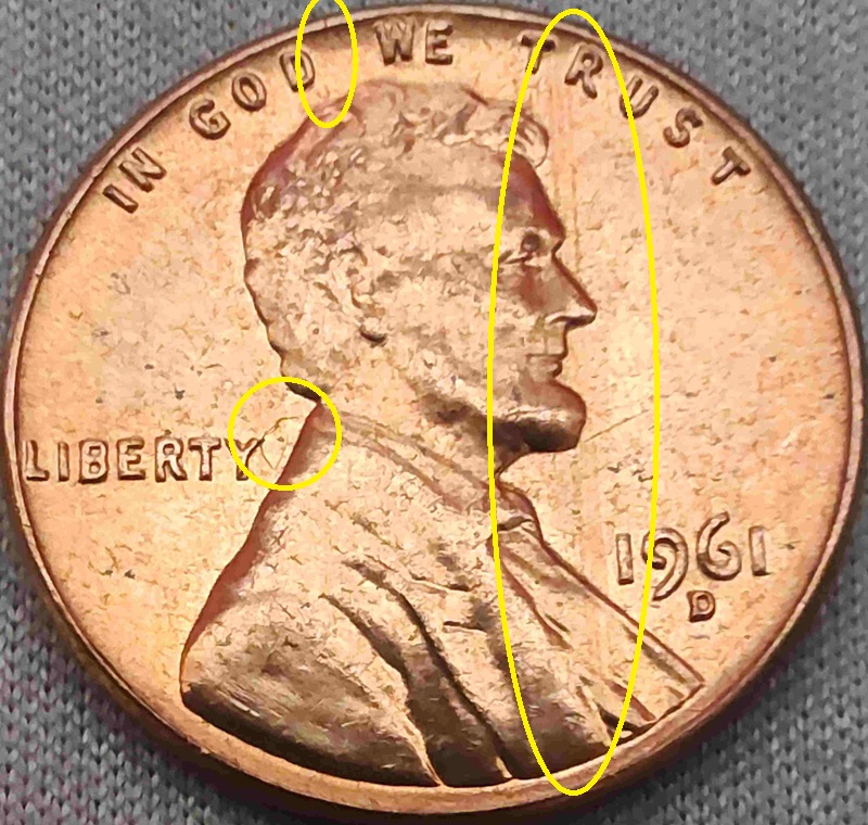 1961-D-Lincoln-Cent-Found-In-Old-Bankroll.-Possible-90�-Die-Clash-On-Obverse.-Can-Anyone-Help-Me-CO?