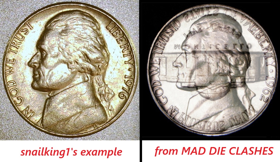 1976-Jefferson-Nickel-/-Die-Clash
