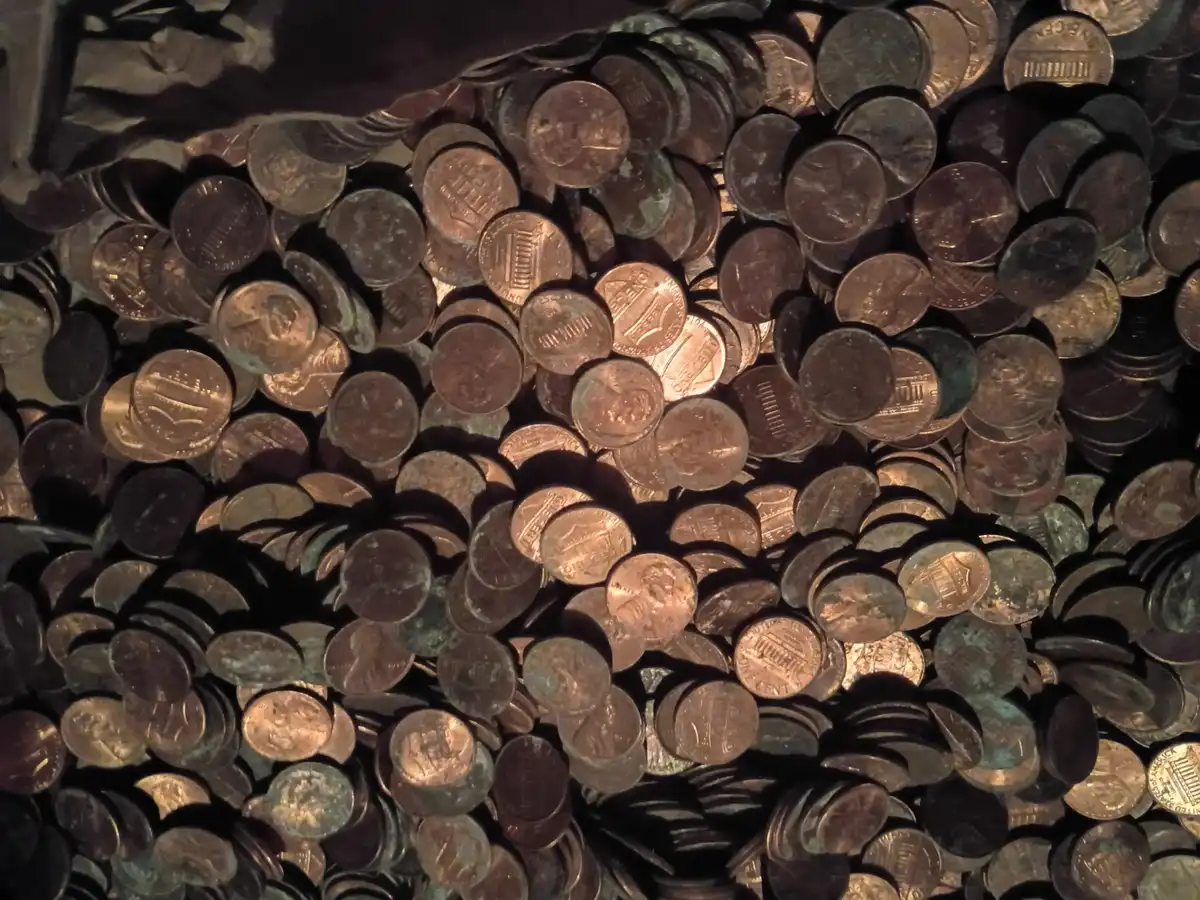 $50-Bank-Bag-Of-Moldy-Cents.-What-To-Do?