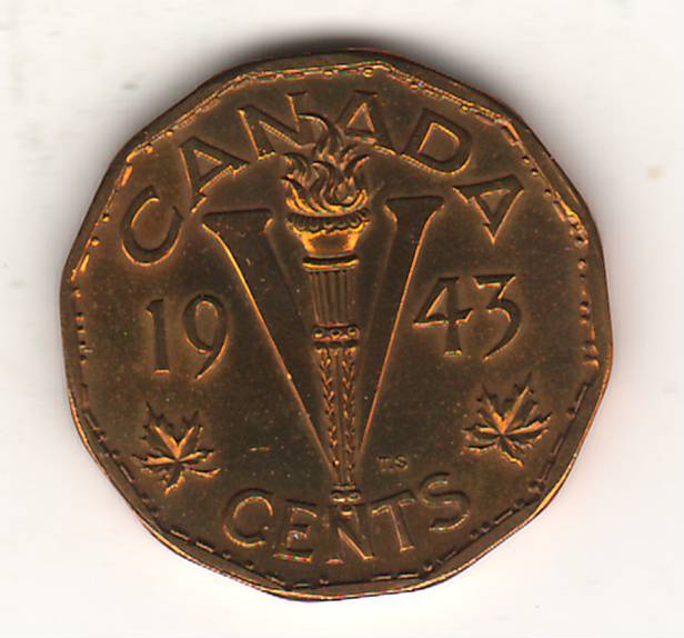 Canada,1943-Tombac-5�-----MS-Or-Specimen?