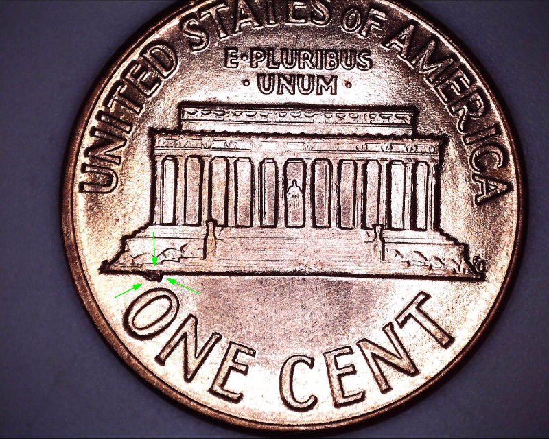 1961-D-RD-Lincoln-Cent-Errors-/-Varieties