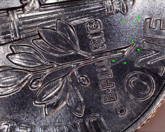 2019-P-Ros.-Dime-Strike-Through-*-Possible-D/D-On-Quarters-&-1973-D-Penny