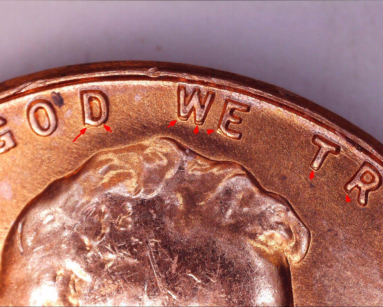 1957-D---Lincoln-Penny-Of-5-Different-Varieties