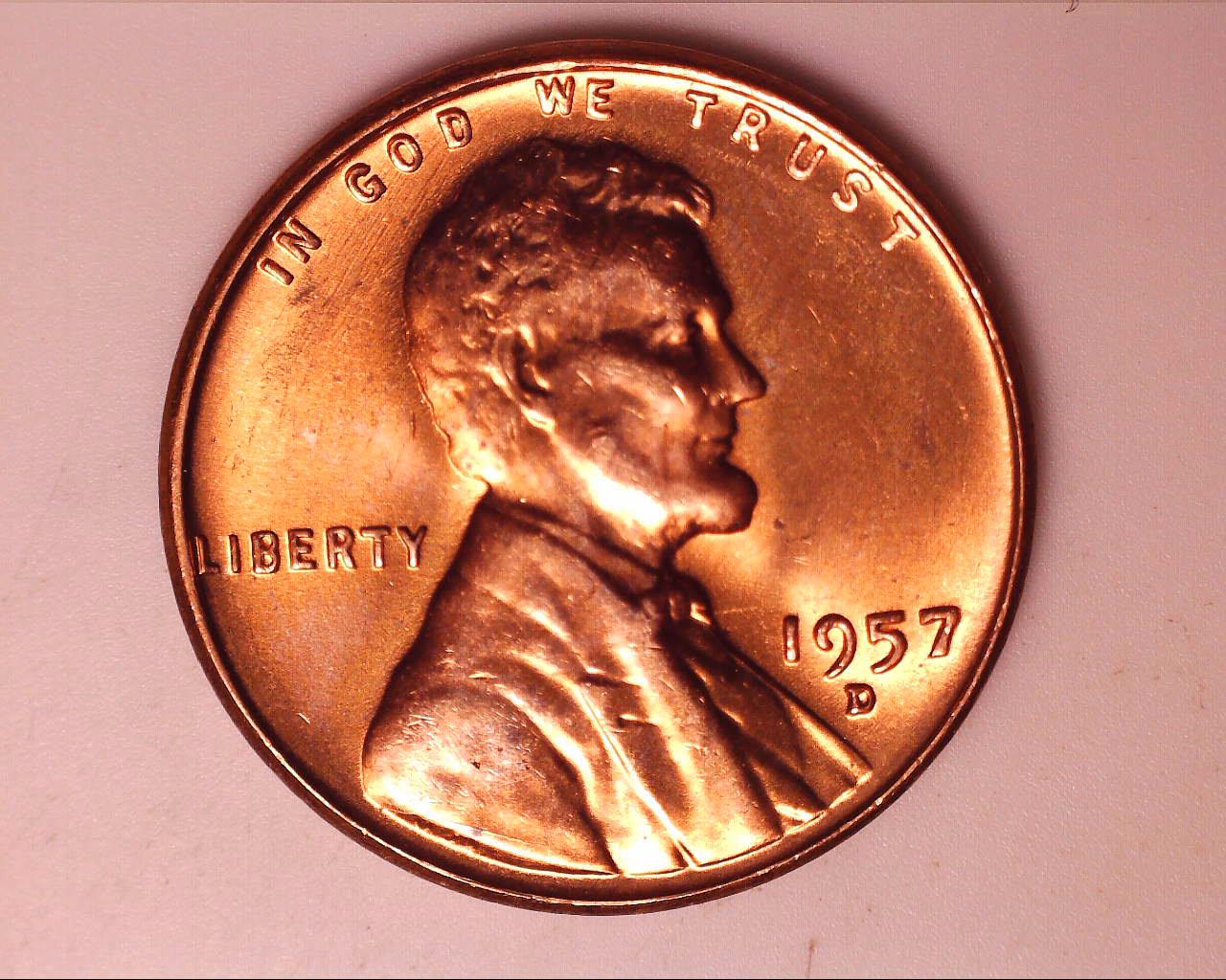 1957-D---Lincoln-Penny-Of-5-Different-Varieties