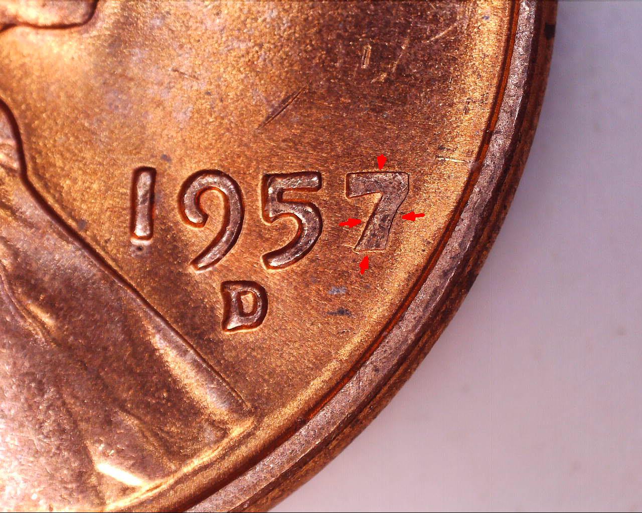 1957-D---Lincoln-Penny-Of-5-Different-Varieties