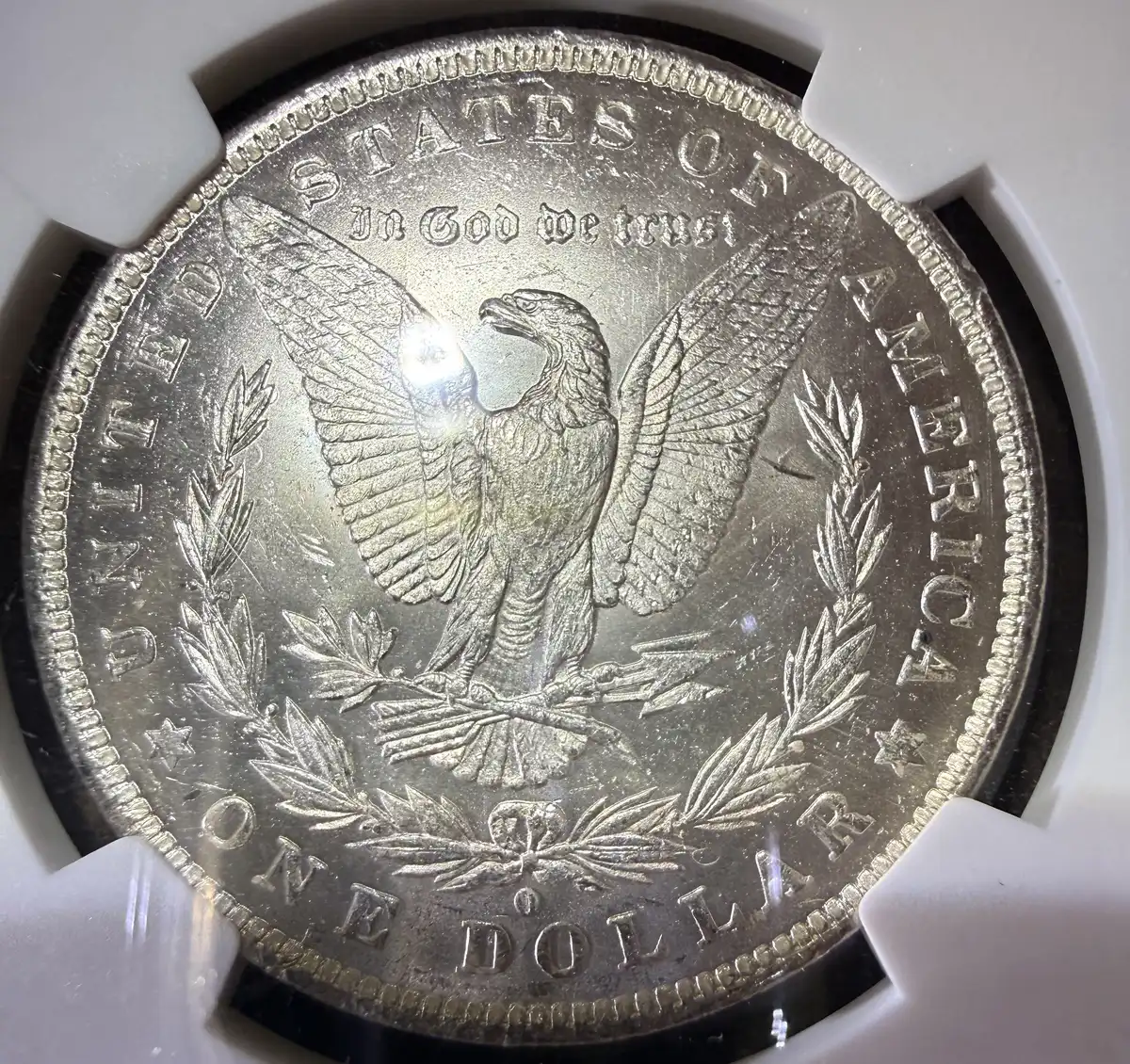 GTG-1884-O-Morgan-Dollar,-Graded-By-NGC