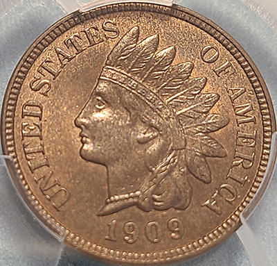 1909-Indian-Cent---Brown-Or-Red/Brown?