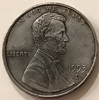 I-Need-Help-With-A-1993-D-Lincoln-Penny-It-Looks-Silver-Or-Black