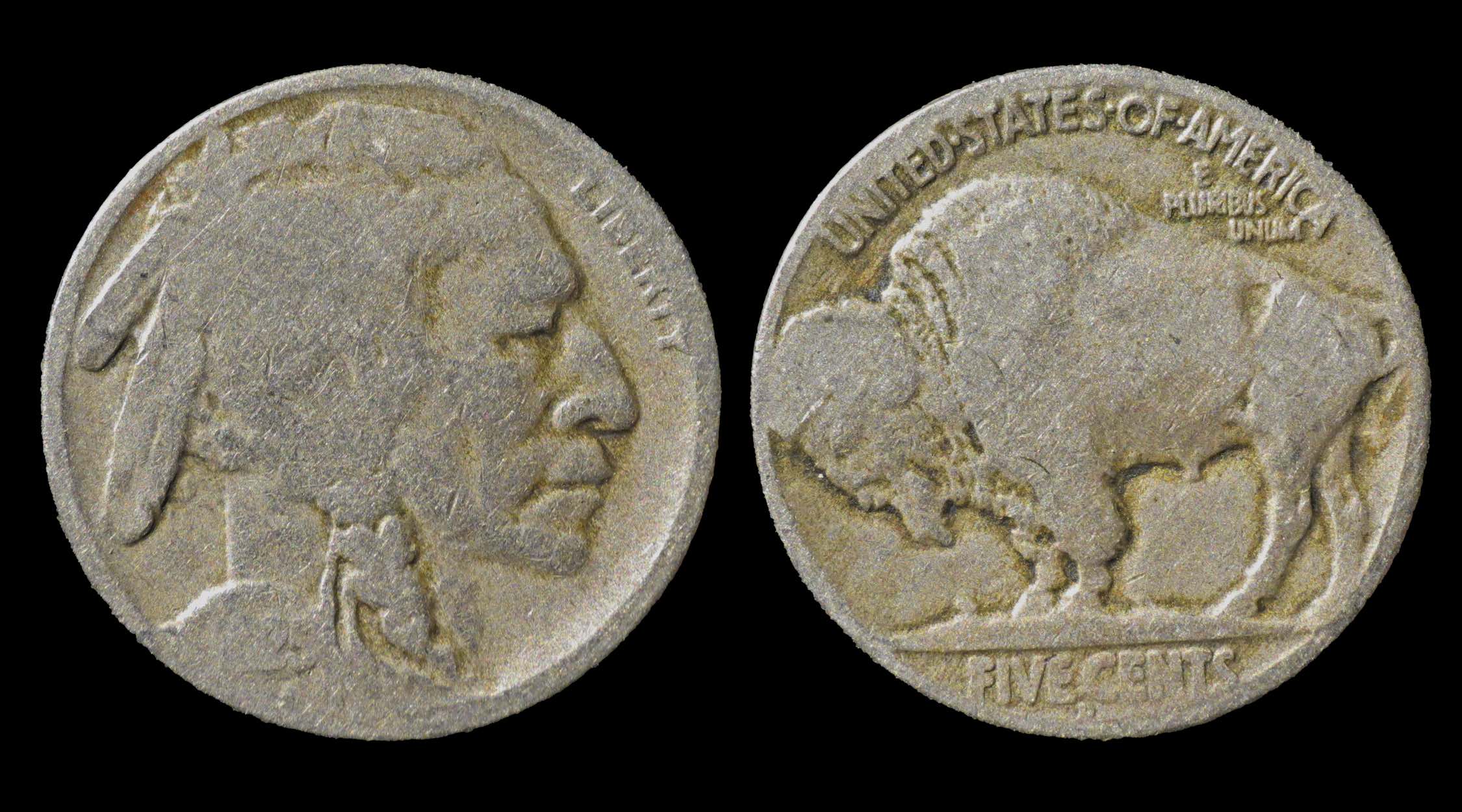 A-Few-1925-D-2+-Feather-And-A-Couple-2++-F-Buffalo-Nickel-Examples