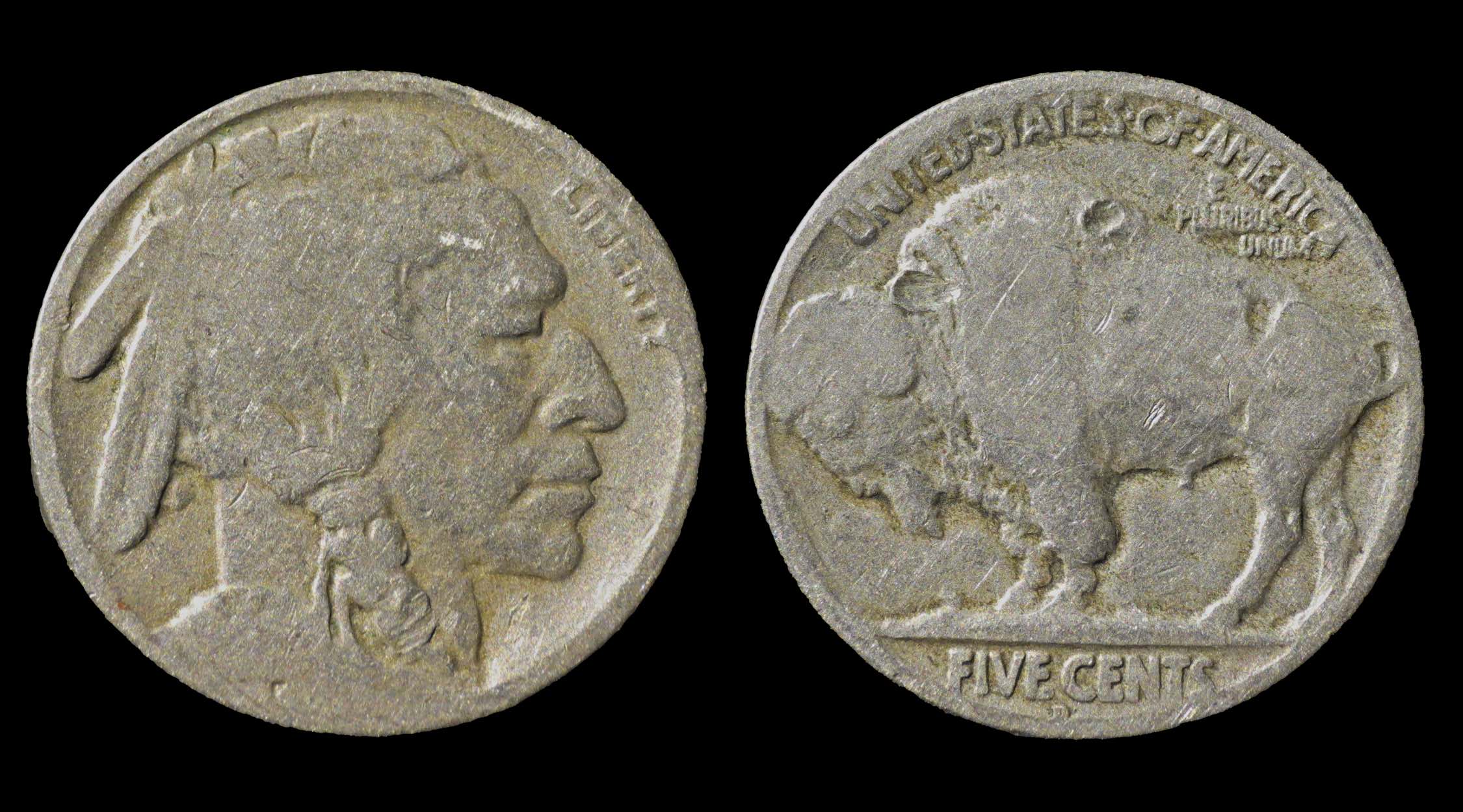 A-Few-1925-D-2+-Feather-And-A-Couple-2++-F-Buffalo-Nickel-Examples