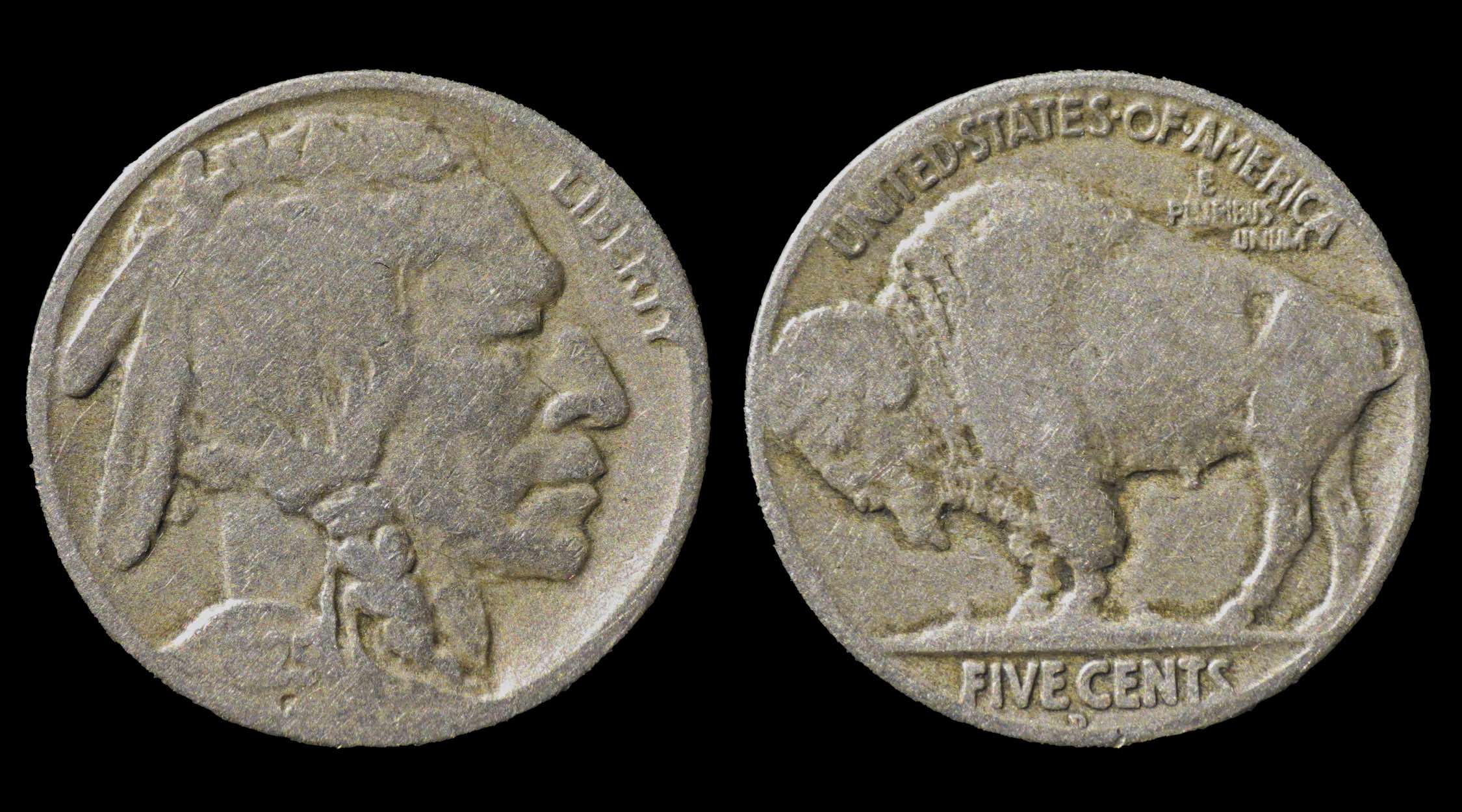 A-Few-1925-D-2+-Feather-And-A-Couple-2++-F-Buffalo-Nickel-Examples
