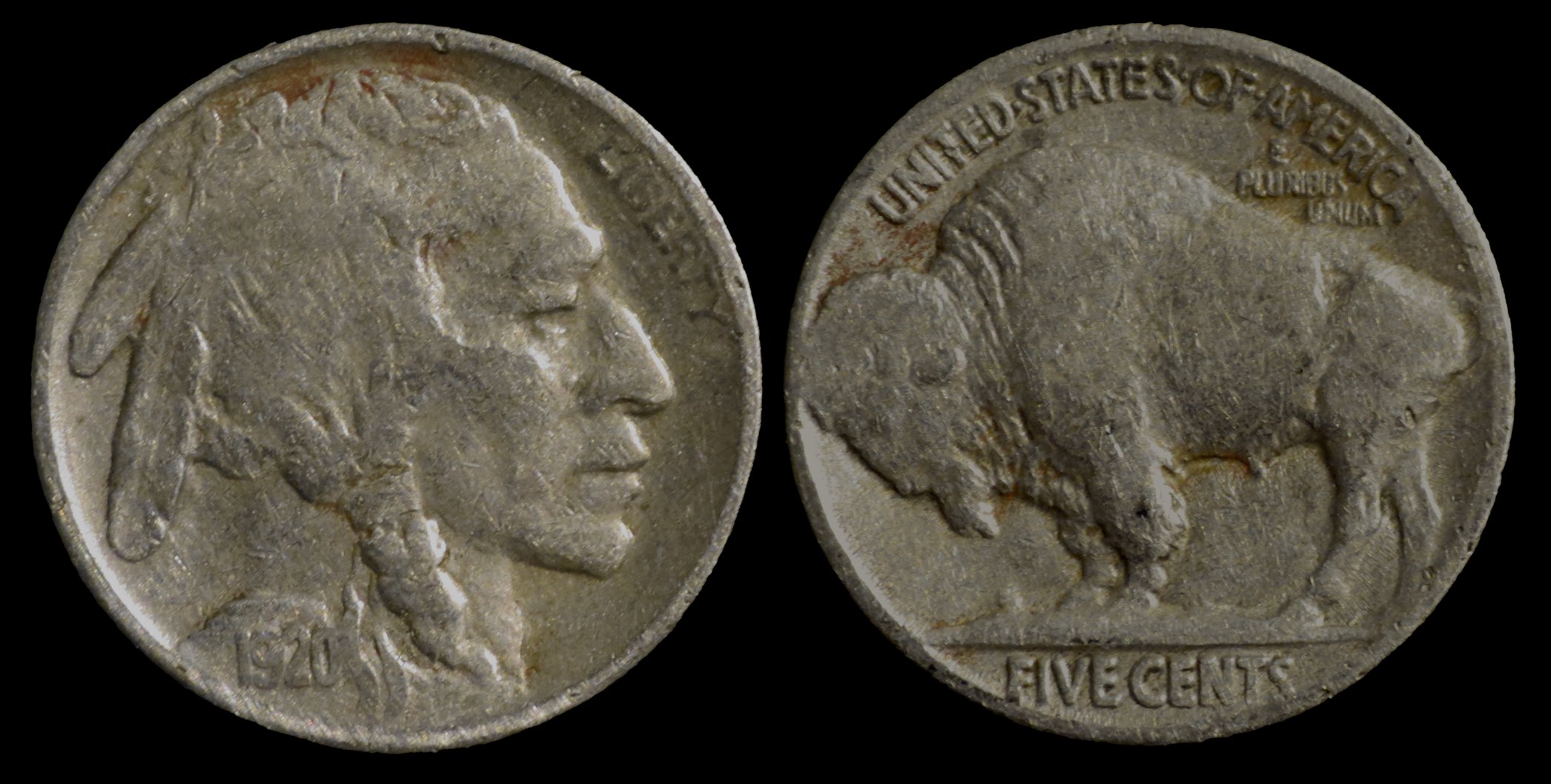 1920-Buffalo-Nickel-2-Feather-No-F-2fnf