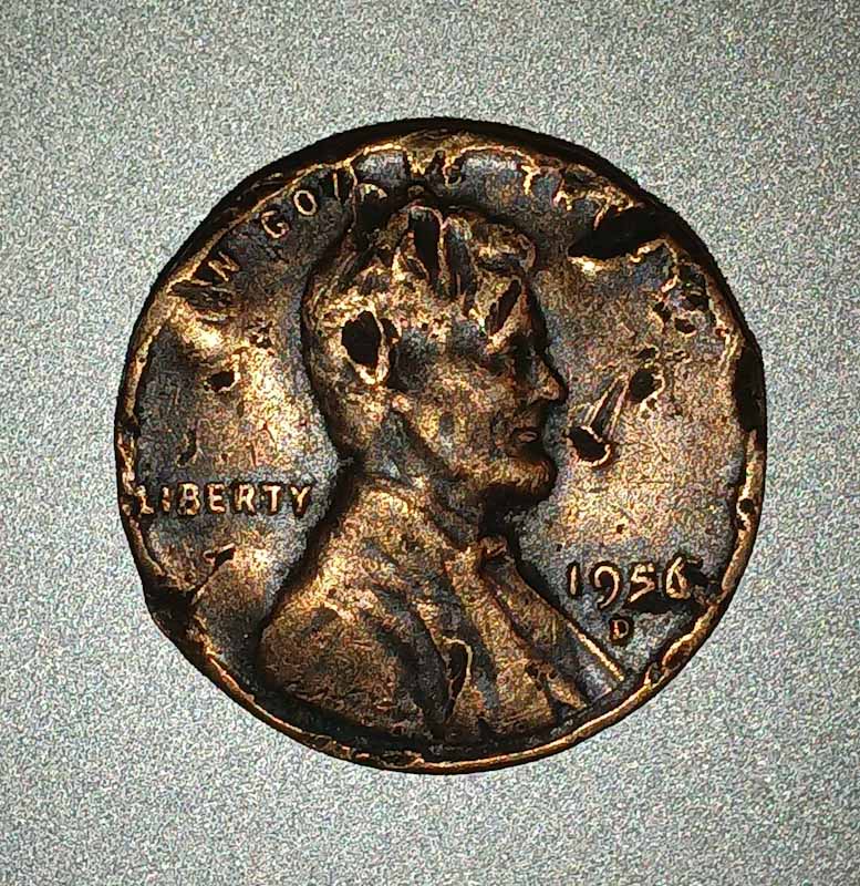 1956-D-Wheat-Penny-Major-Damage