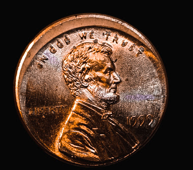 1999-Lincoln-Penny-Split-Plate-Doubling,-And-About-10%-Off-Center-Struck.