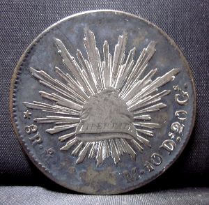 1824-Mexico-8-Reales-Mexico-City-Mint---Second-Eagle-Coin