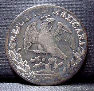1824-Mexico-8-Reales-Mexico-City-Mint---Second-Eagle-Coin