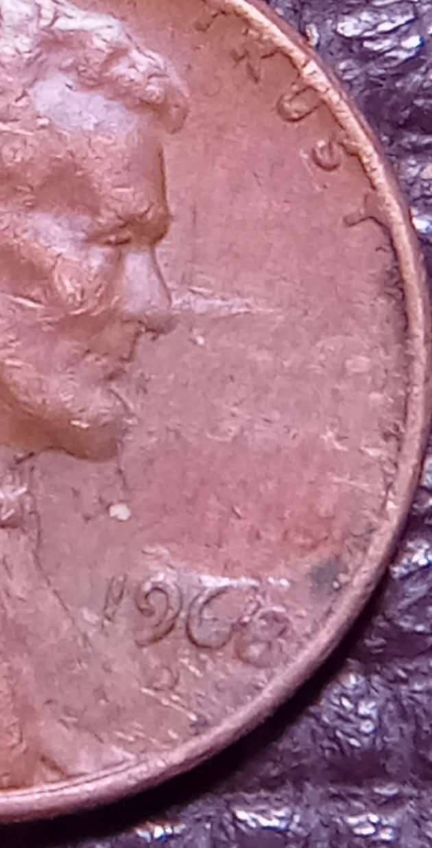 1968-Lincoln-Cent.-Does-It-Exhibit-Strike-Through-Grease-Charactaristics,,-Also-Plate-Blistering?