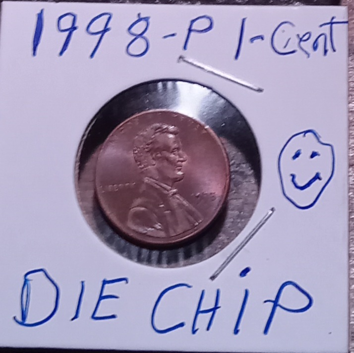 1998-P-1-Cent.-Does-This-Coin-Have-A-Die-Deterioration,-Or-Die-Chipped-Error?