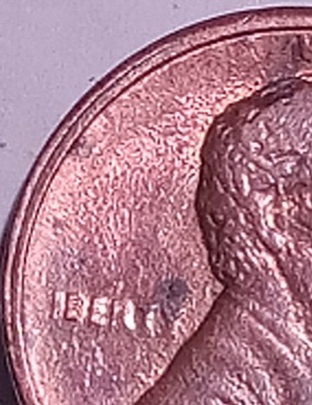 1985-P-1-Cent.-Has-This-Coin-Been-Struck-With-A-Grease-Filled-Die?--A-Deteriorated-Die?