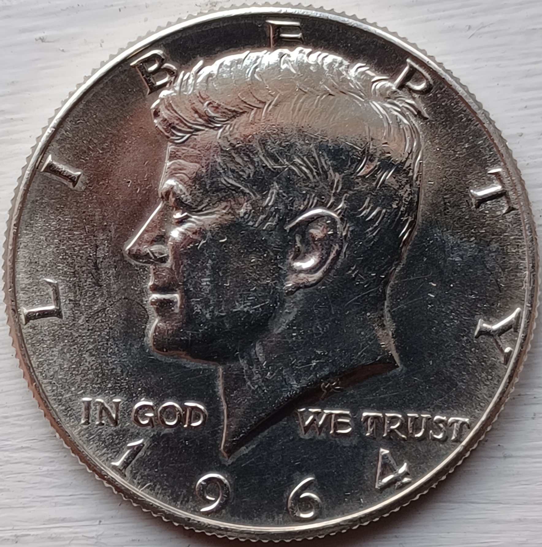 1964-D-Kennedy.-Think-Its-Prooflike!-And-Its-A-DDO