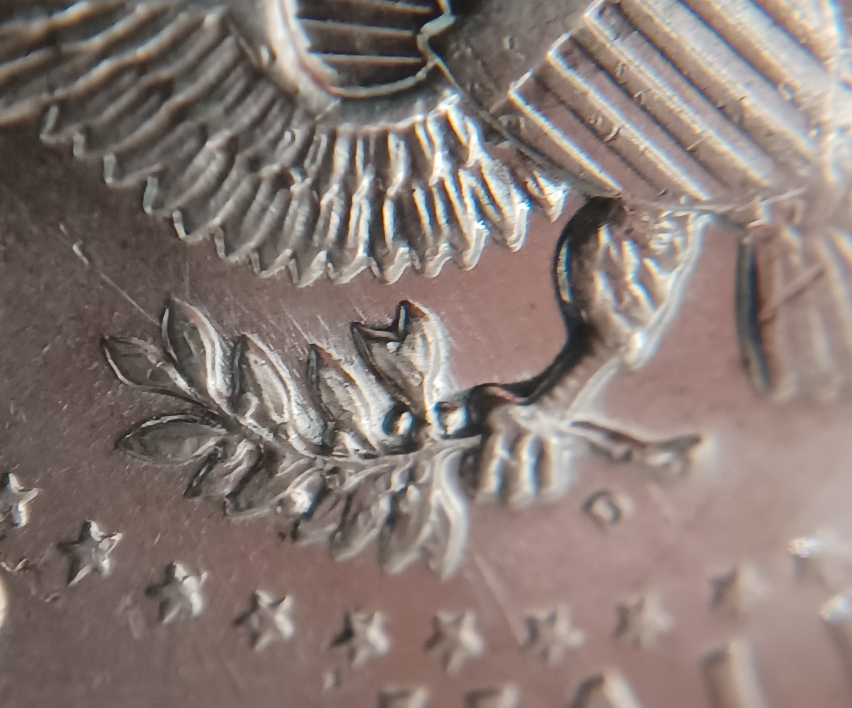 Crazy-Die-Scratches-And-Luster-On-This-64-D-Kennedy