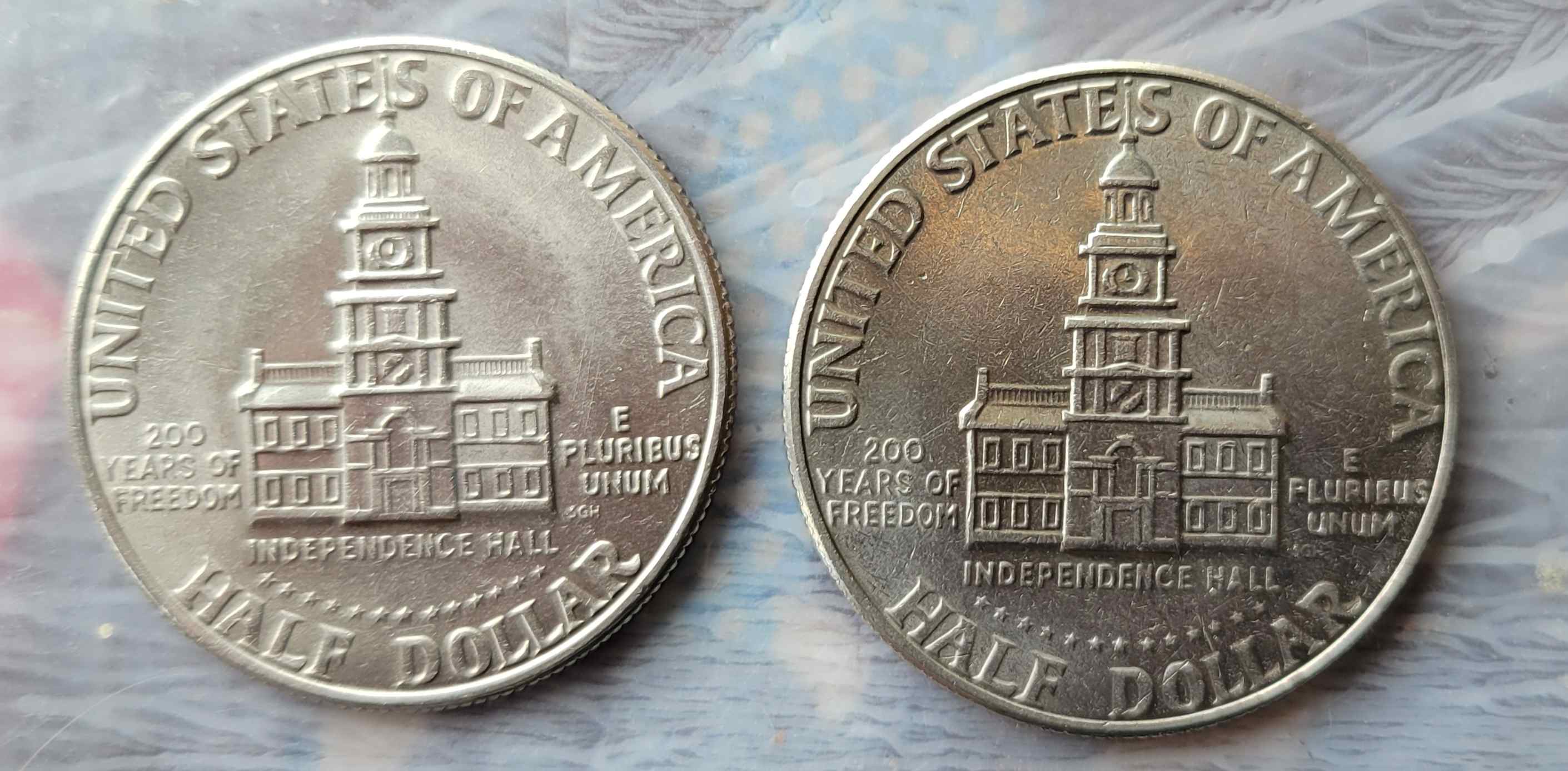 1976-Bi-Centennial--Half-Dollars-Odd-Difference