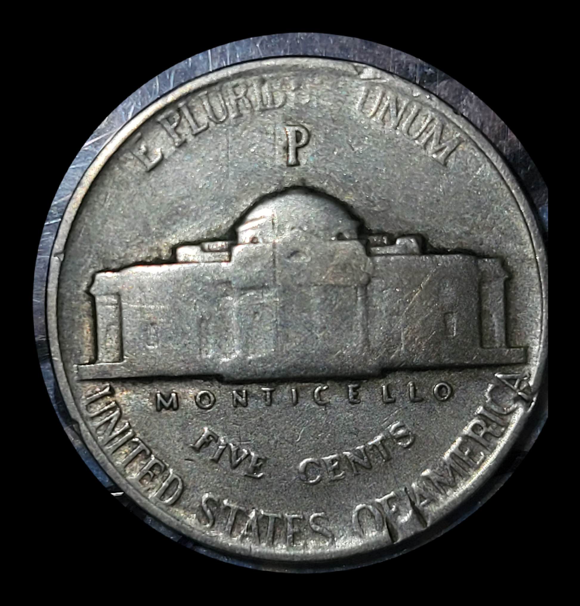1944-P-Nickel--Weighing-4.6-Grams-With-Material-Issues