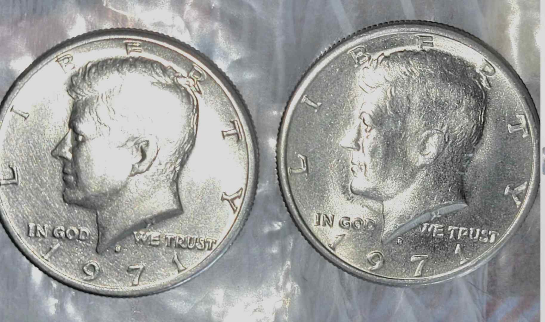 1971-D-Half-Dollars,-Layout-Design-Differences?-Planchett-Errors-Obeverse?reverse?