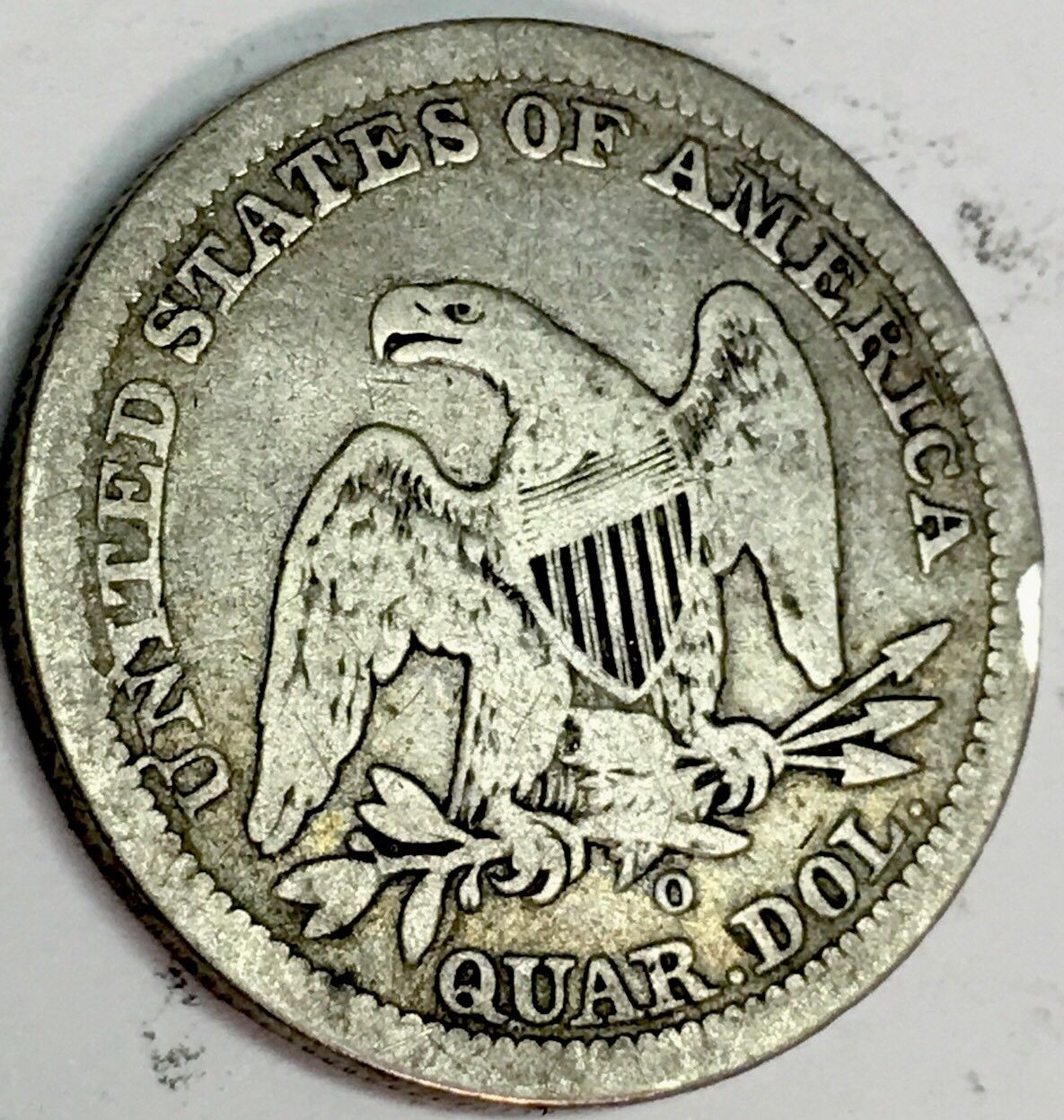 Help-ID-Variety-Of-1841-O-Seated-Liberty-Quarter-And-Rarity-Value