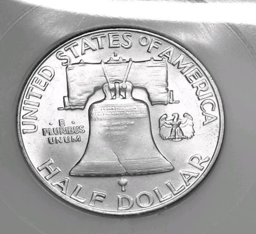 1959-D-Franklin-Half--I-Need-Help-With-Variety-Reverse-Has-Doubling