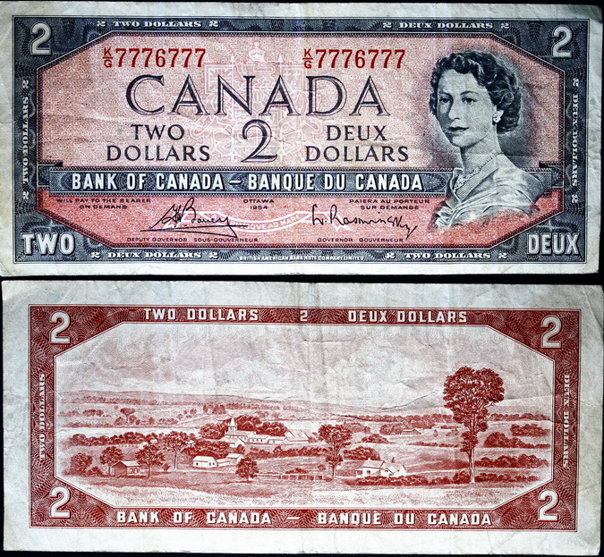 1954-$2-Banknote-With-An-Interesting-Serial-Number
