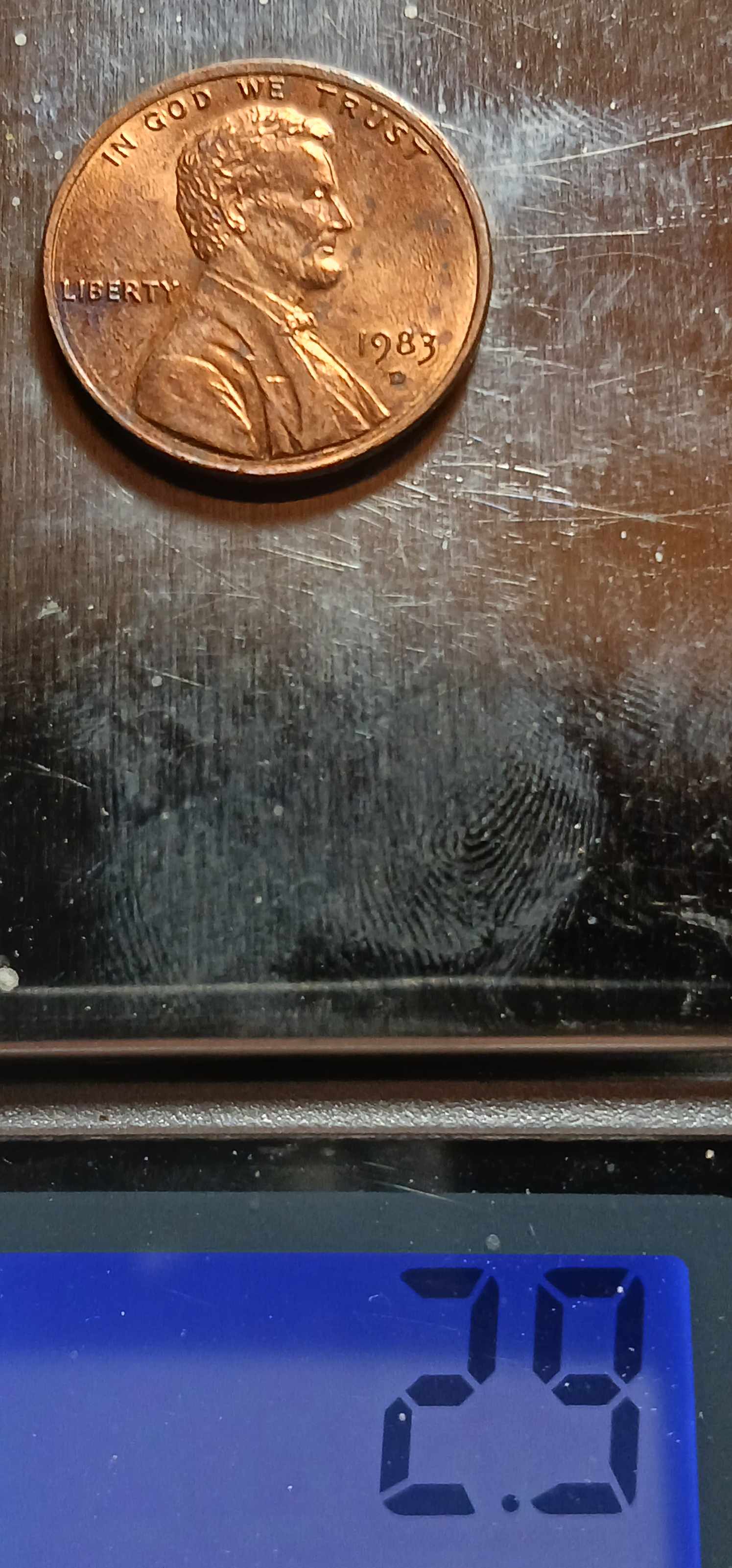 1983-D-Lincoln-Memorial-Penny-Weight-2.9