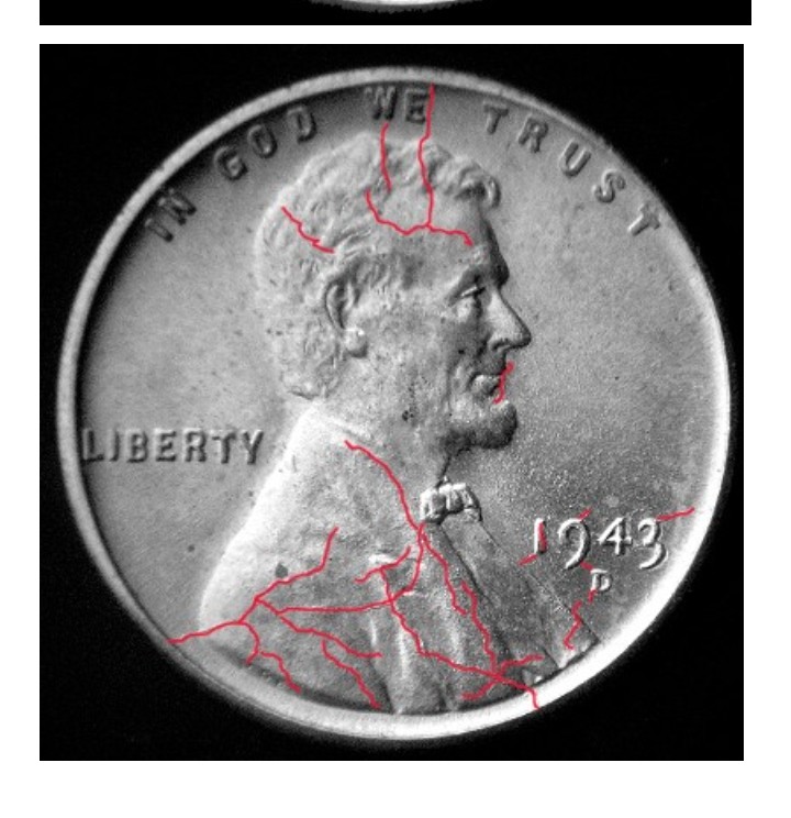 1981-Lincoln-Cent-Frankenstein--Penny-Lamination-Error-?