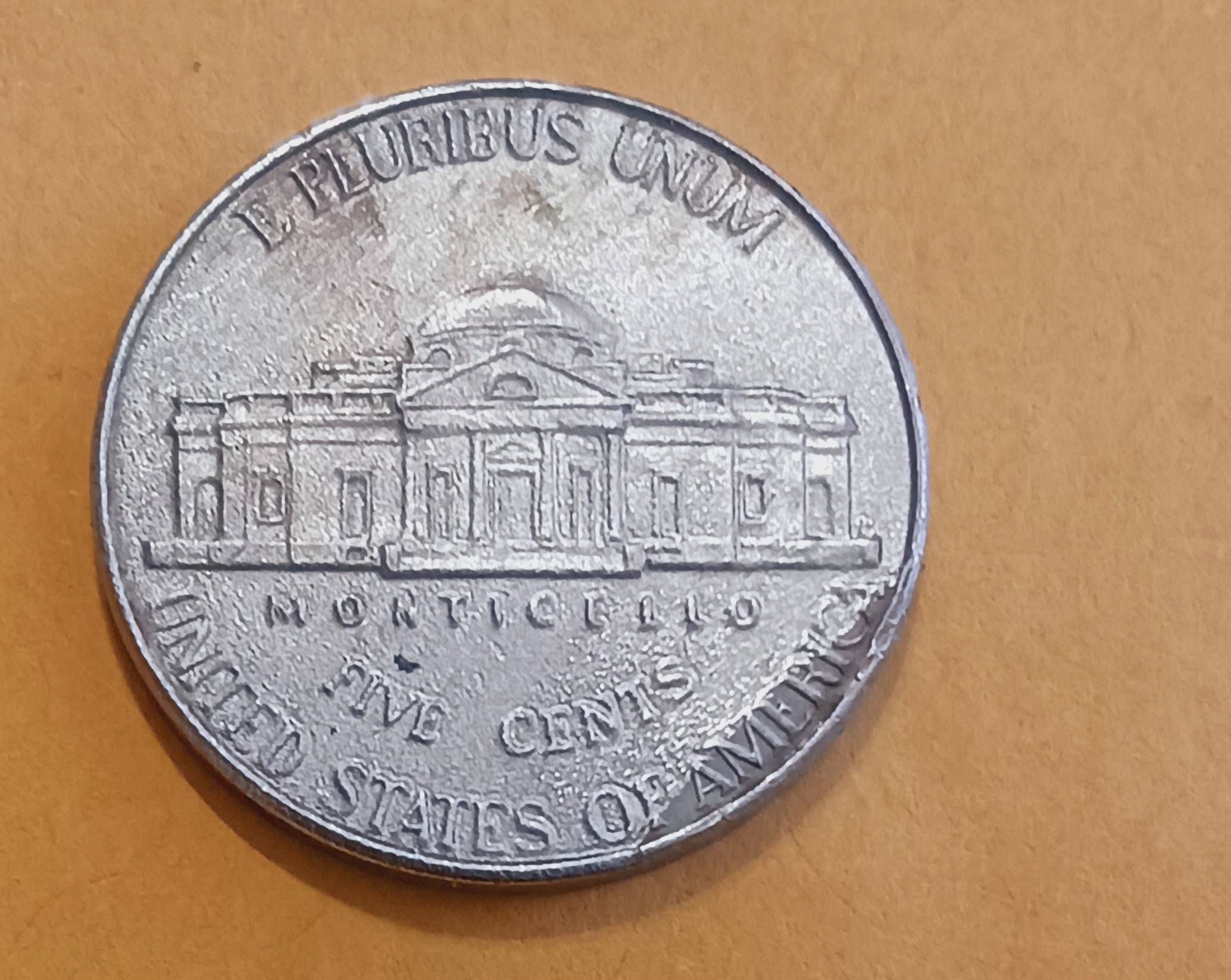 2016-D-Nickel--Missing-Top-Layer