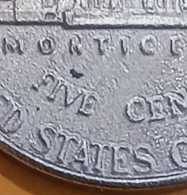 2016-D-Nickel--Missing-Top-Layer