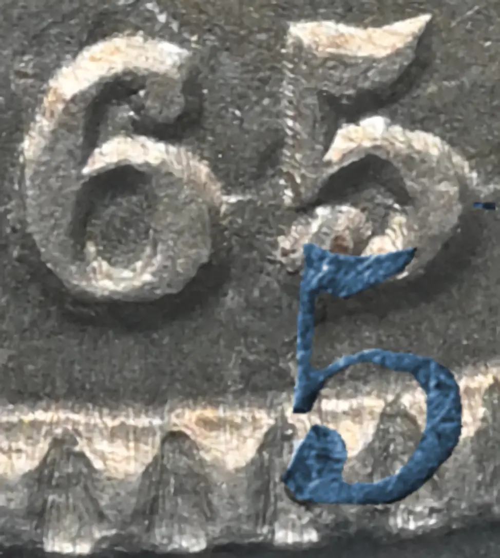 1865-3CN-'Date-In-Denticles'-Or-Cud-In-Crack?
