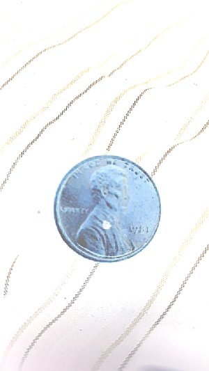 1981-Lincoln-Penny-Off-Center--Error.-Ov-&-Rv